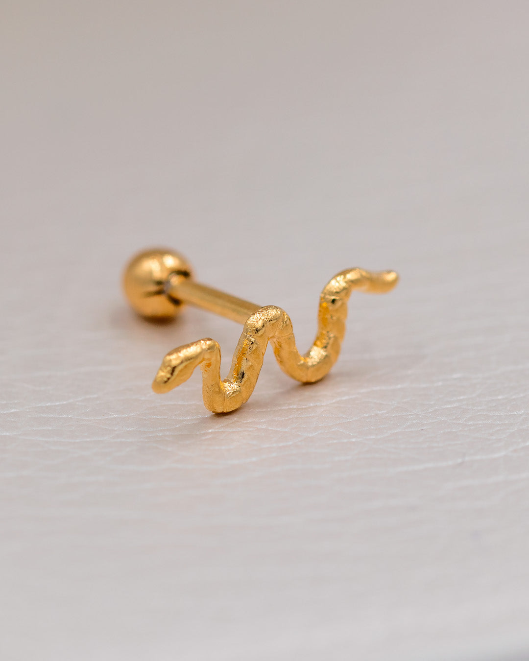 Piercing Serpiente - Oro Amarillo 18k