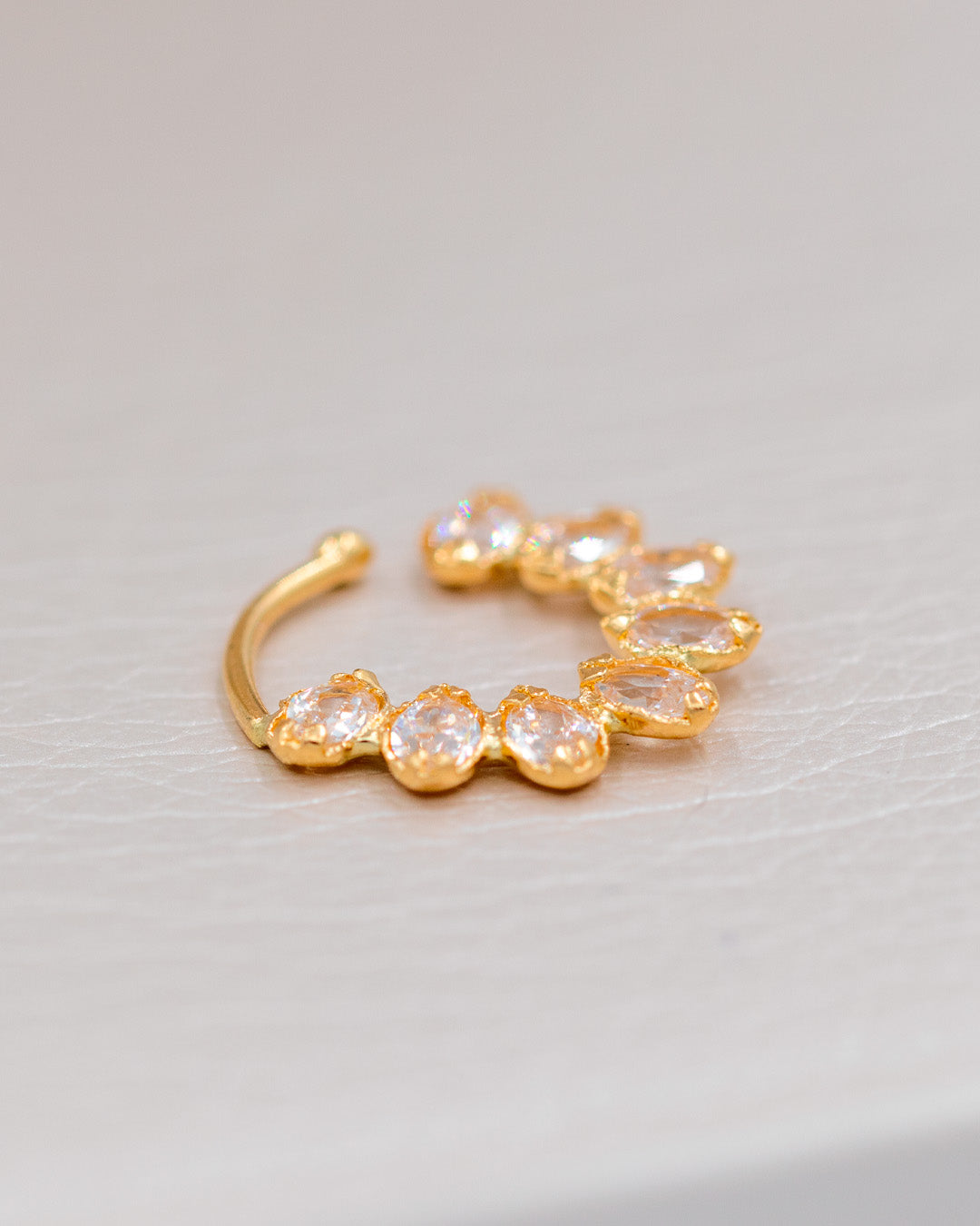 Piercing Migraña 8 Piedras - Oro Amarillo 18k