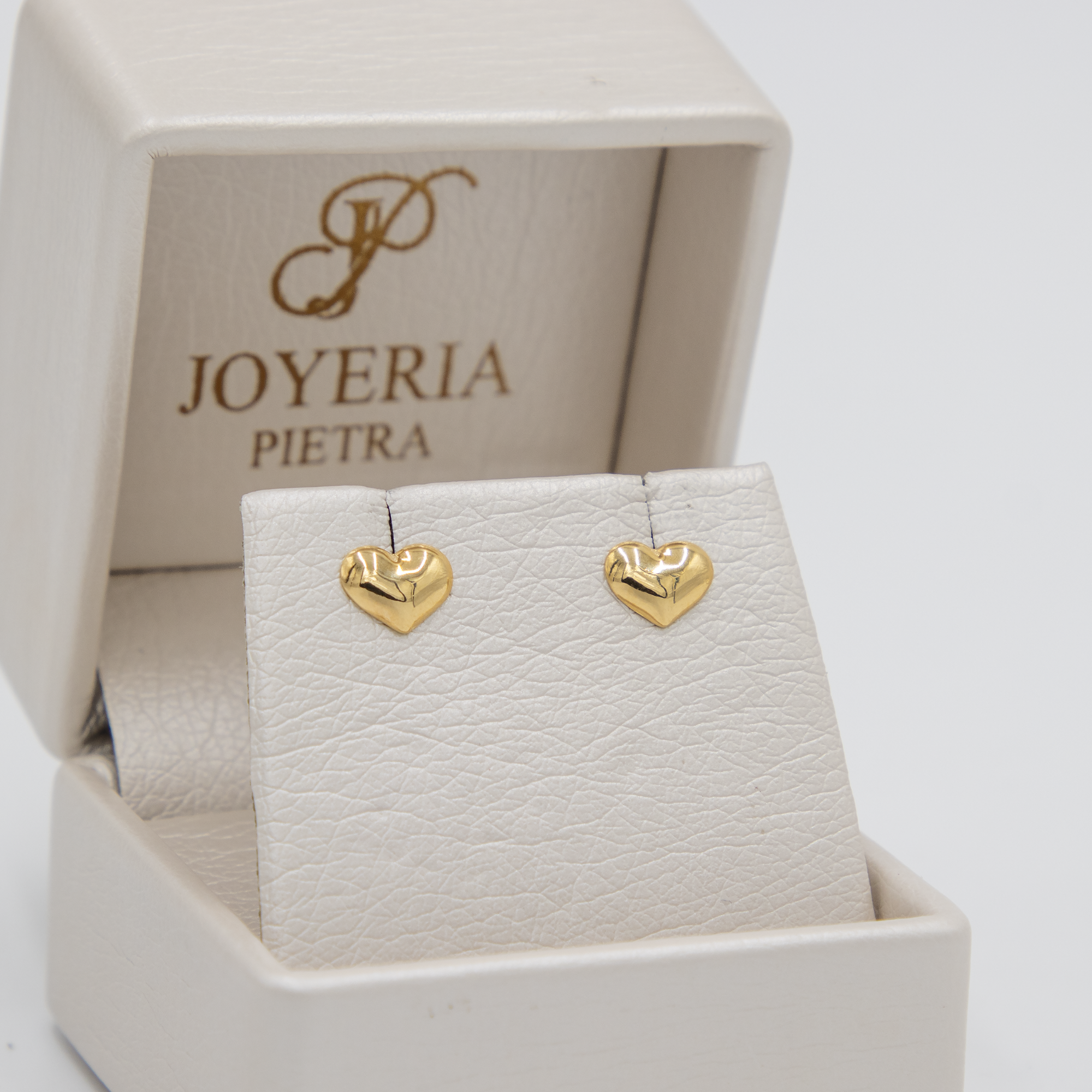 Topos Corazón Grandes  - Oro Amarillo 18k - 0,6 g