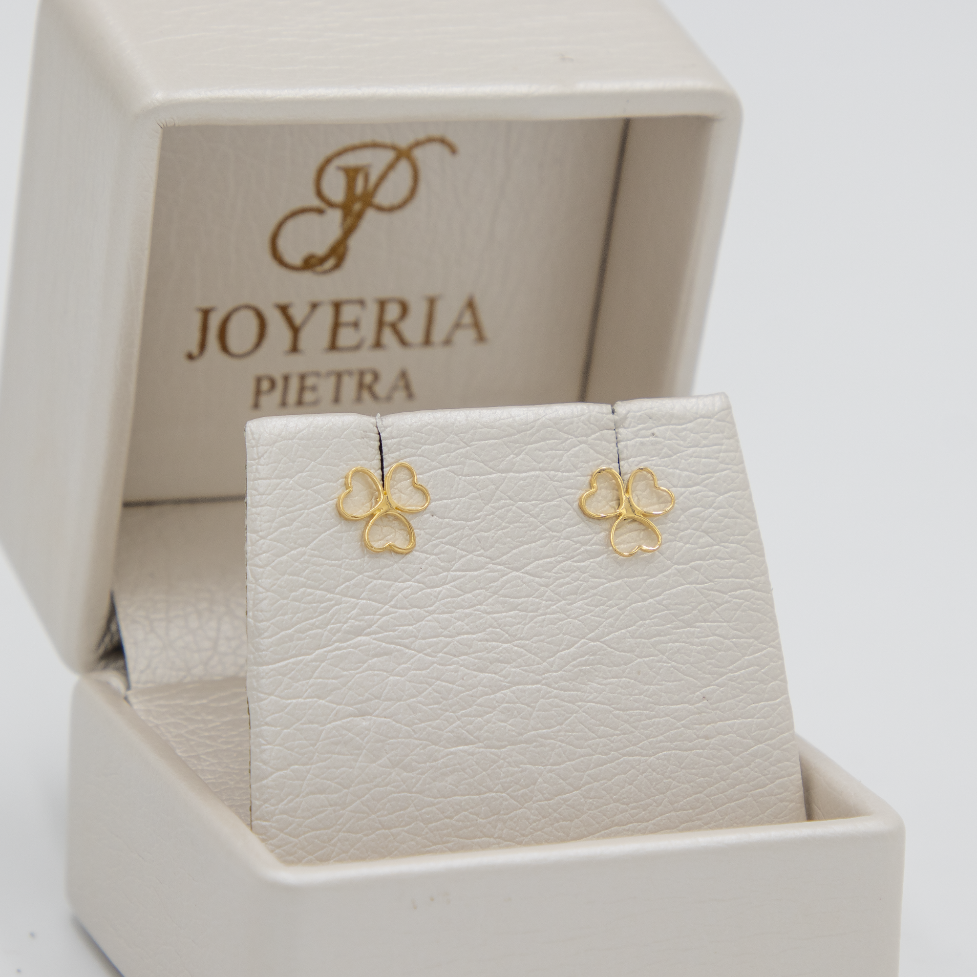 Topos Trébol Corazones - Oro Amarillo 18k - 0,53 g