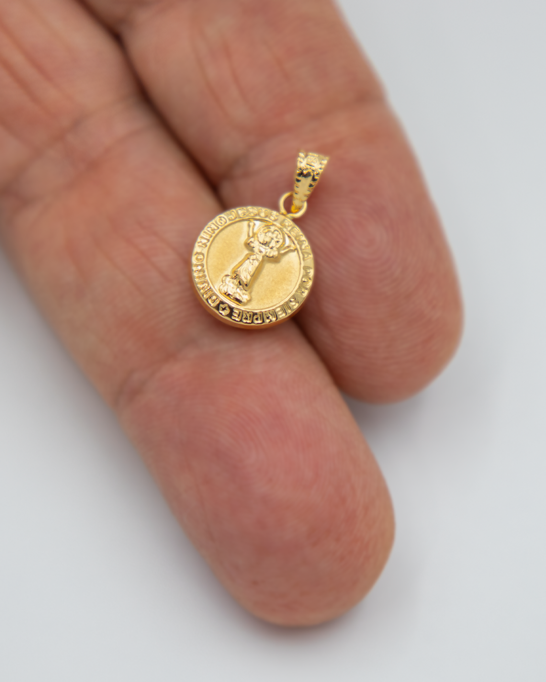 Dije Divino Niño Jesus, Oro Amarillo 18k - 0,8 gr