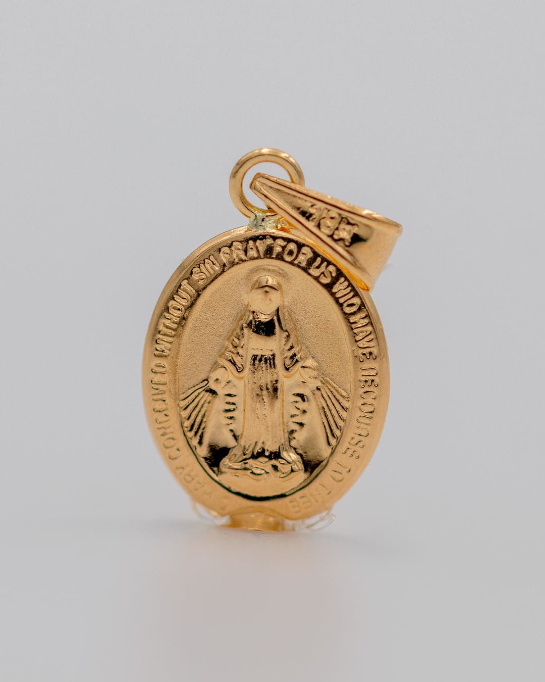 Dije Virgen Milagrosa, Oro Amarillo 18k - 0,8 gr