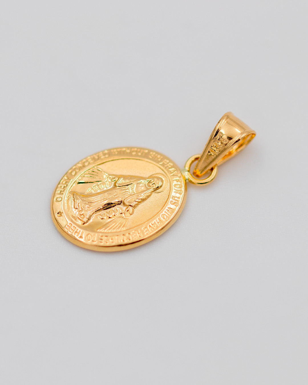 Dije Virgen Milagrosa, Oro Amarillo 18k - 0,8 gr