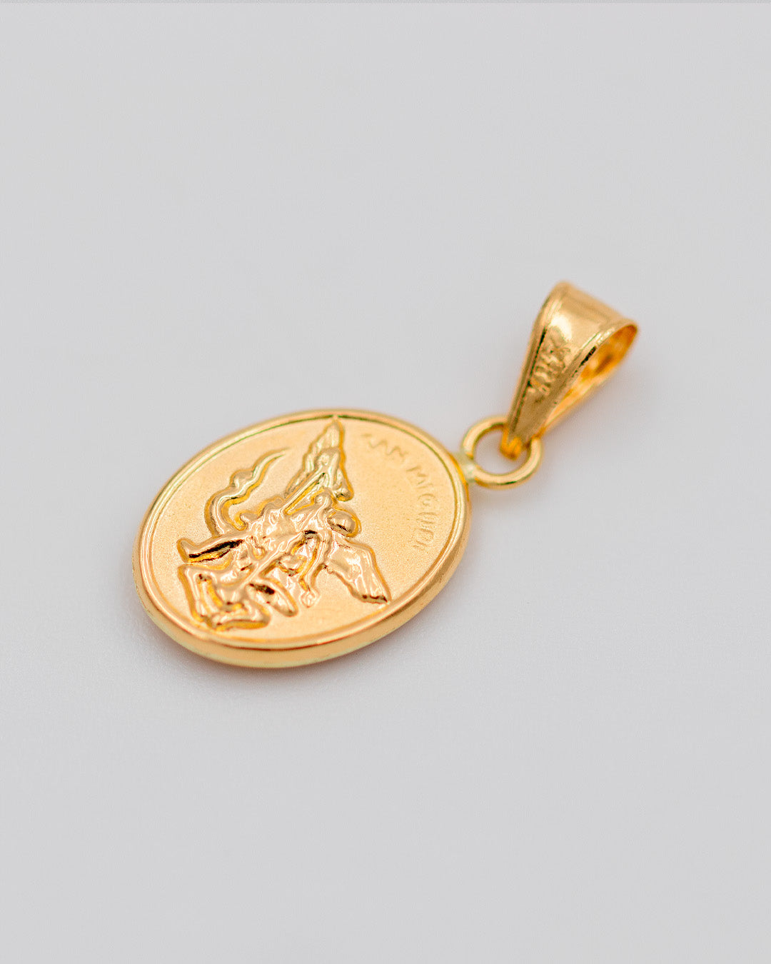 Dije Arcangel San Miguel, Oro Amarillo 18k - 0,55 gr