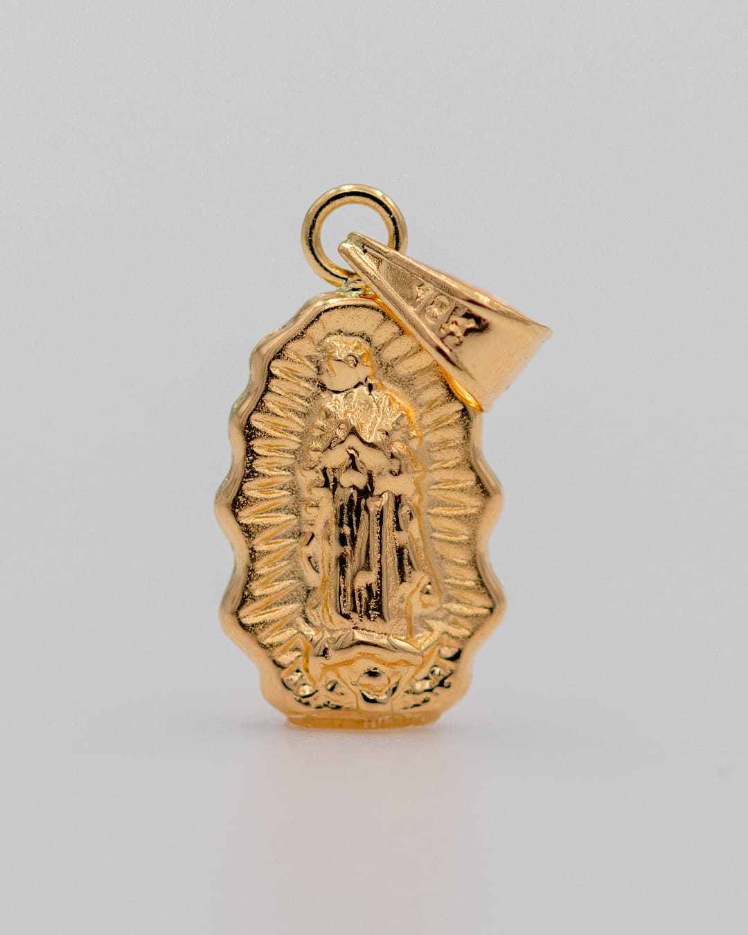 Dije Virgen de Guadalupe Silueta, Oro Amarillo 18k - 0,55 gr
