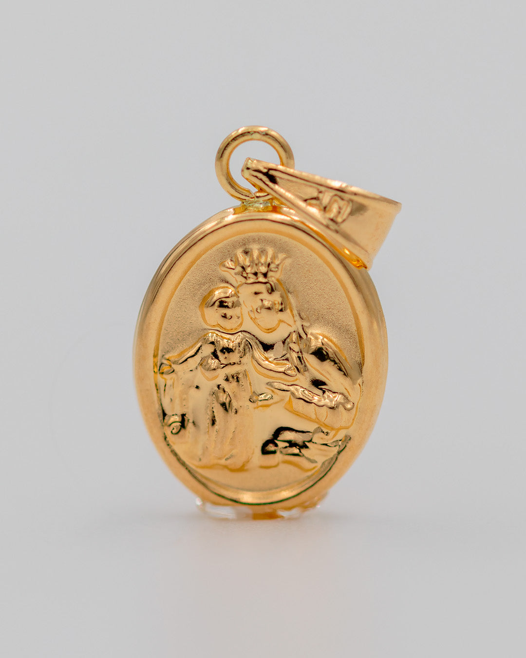 Dije Virgen Del Carmen, Oro Amarillo 18k - 0,6 gr