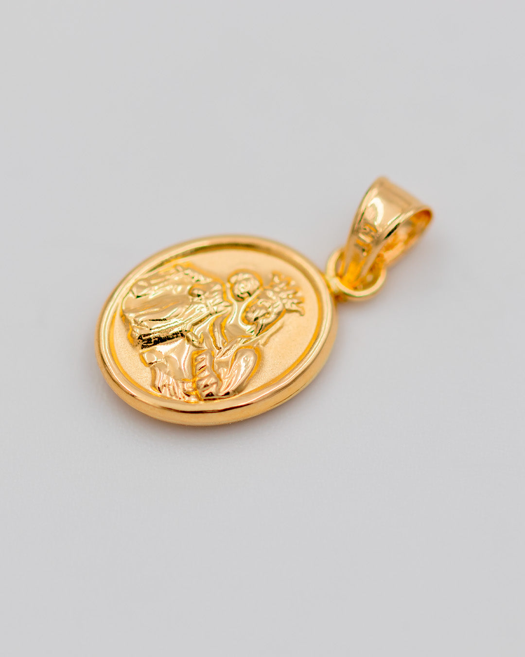 Dije Virgen Del Carmen, Oro Amarillo 18k - 0,6 gr