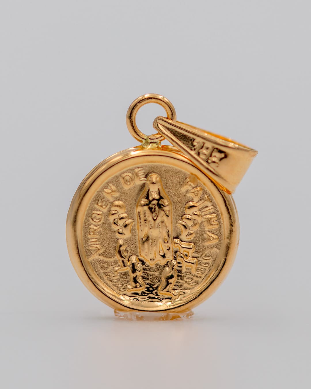 Dije Virgen de Fátima, Oro Amarillo 18k - 1,15 gr