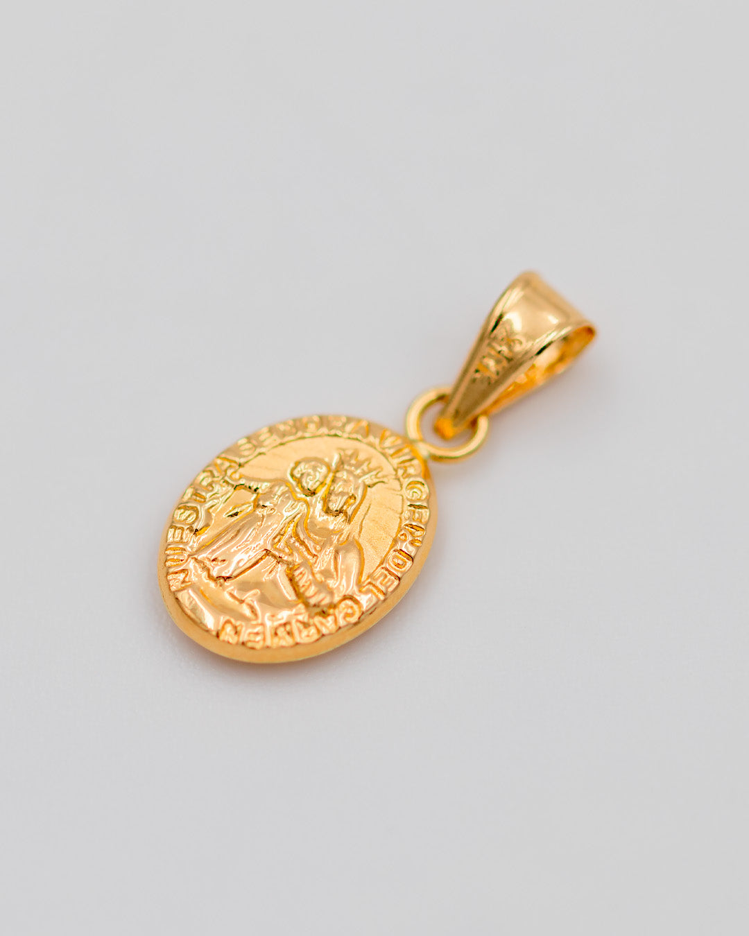 Dije Virgen Del Carmen, Oro Amarillo 18k - 0,45 gr