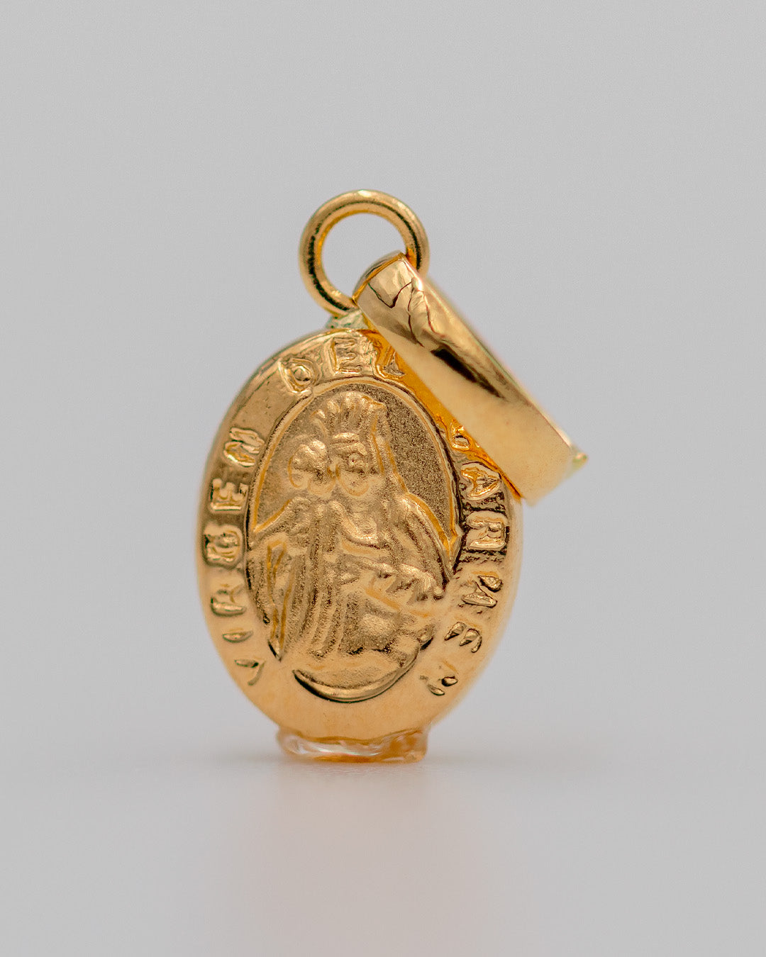 Dije Virgen Del Carmen, Oro Amarillo 18k - 0,35 gr
