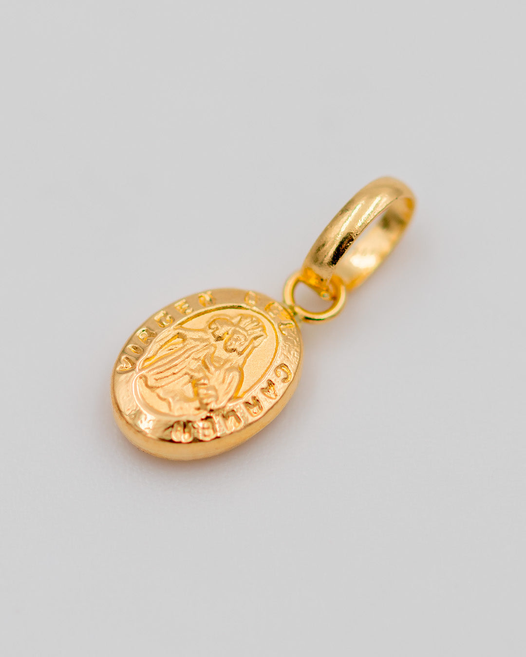 Dije Virgen Del Carmen, Oro Amarillo 18k - 0,35 gr