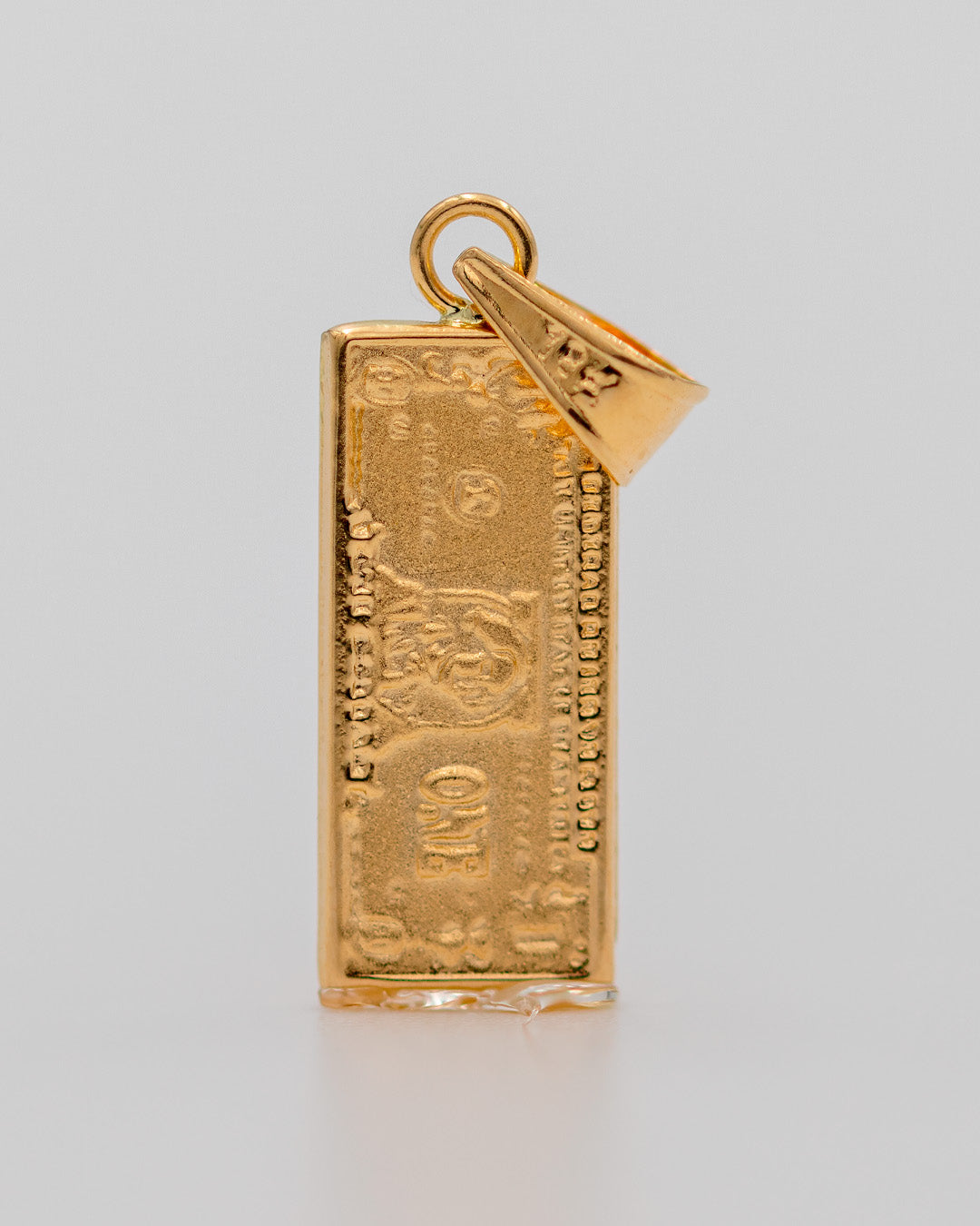 Dije Dolar, Oro Amarillo 18k - 0,6 gr