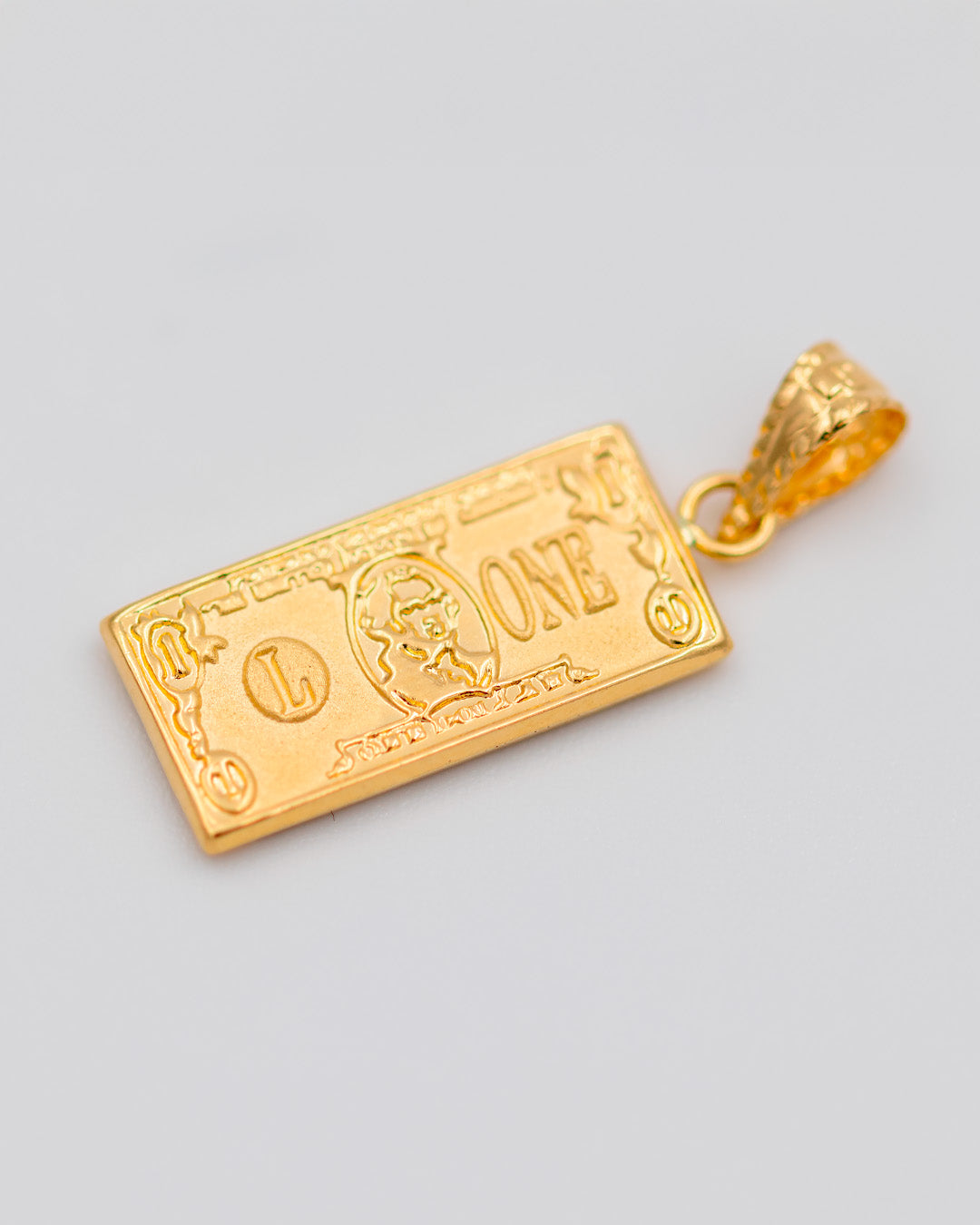 Dije Dolar, Oro Amarillo 18k - 0,85 gr