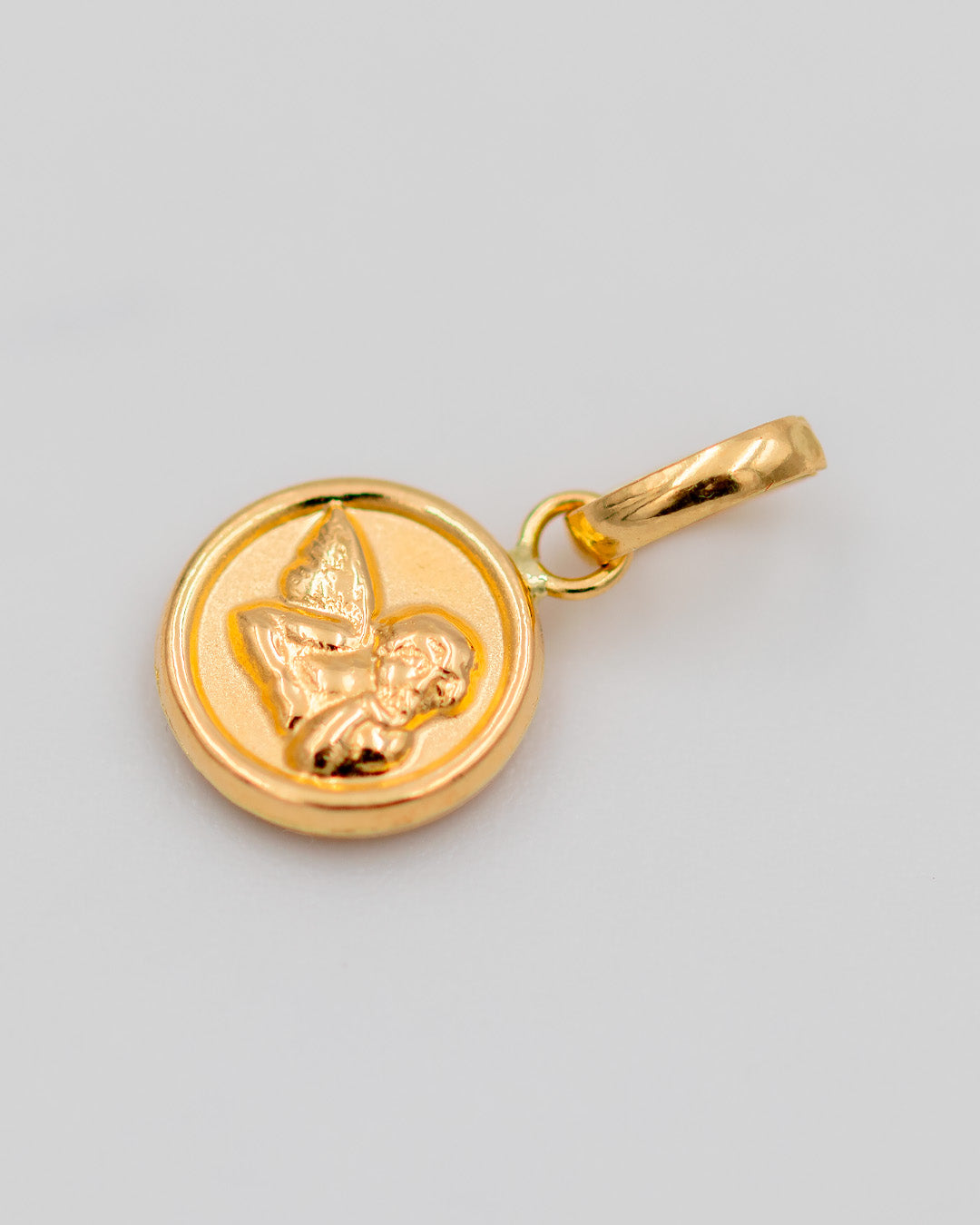 Dije Angel De La Guarda, Oro Amarillo 18k - 0,4 gr