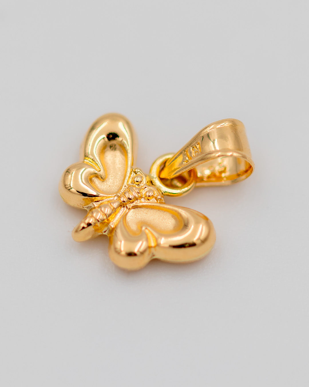 Dije Mariposa, Oro Amarillo 18k - 0,45 gr