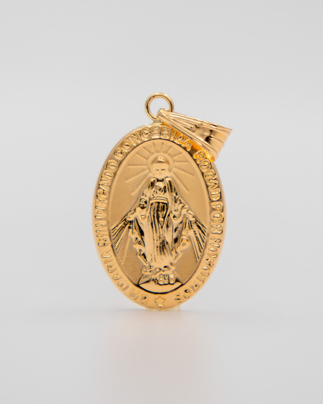 Dije Virgen Milagrosa, Oro Amarillo 18k - 3,1 gr
