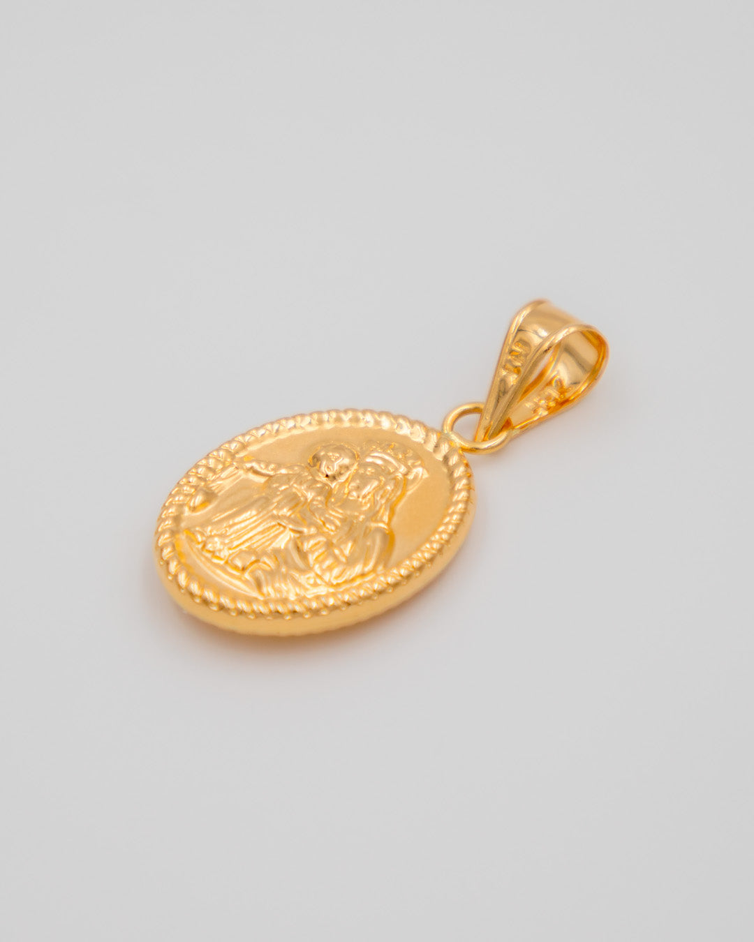 Dije Virgen Del Carmen, Oro Amarillo 18k - 2,1 gr