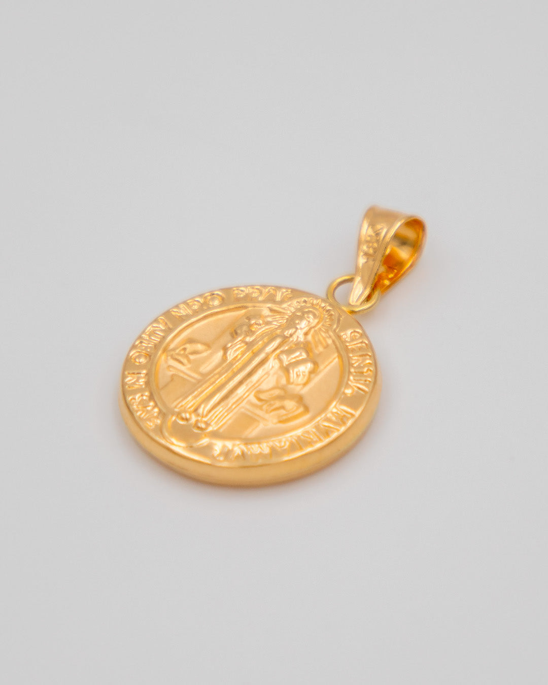 Dije San Benito, Oro Amarillo 18k - 1,35 gr