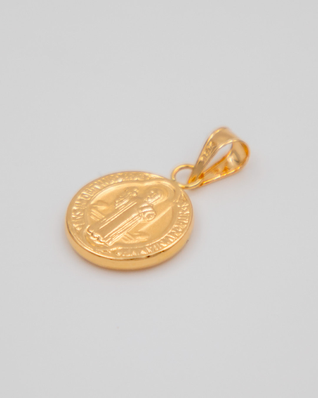 Dije San Benito, Oro Amarillo 18k - 0,8 gr