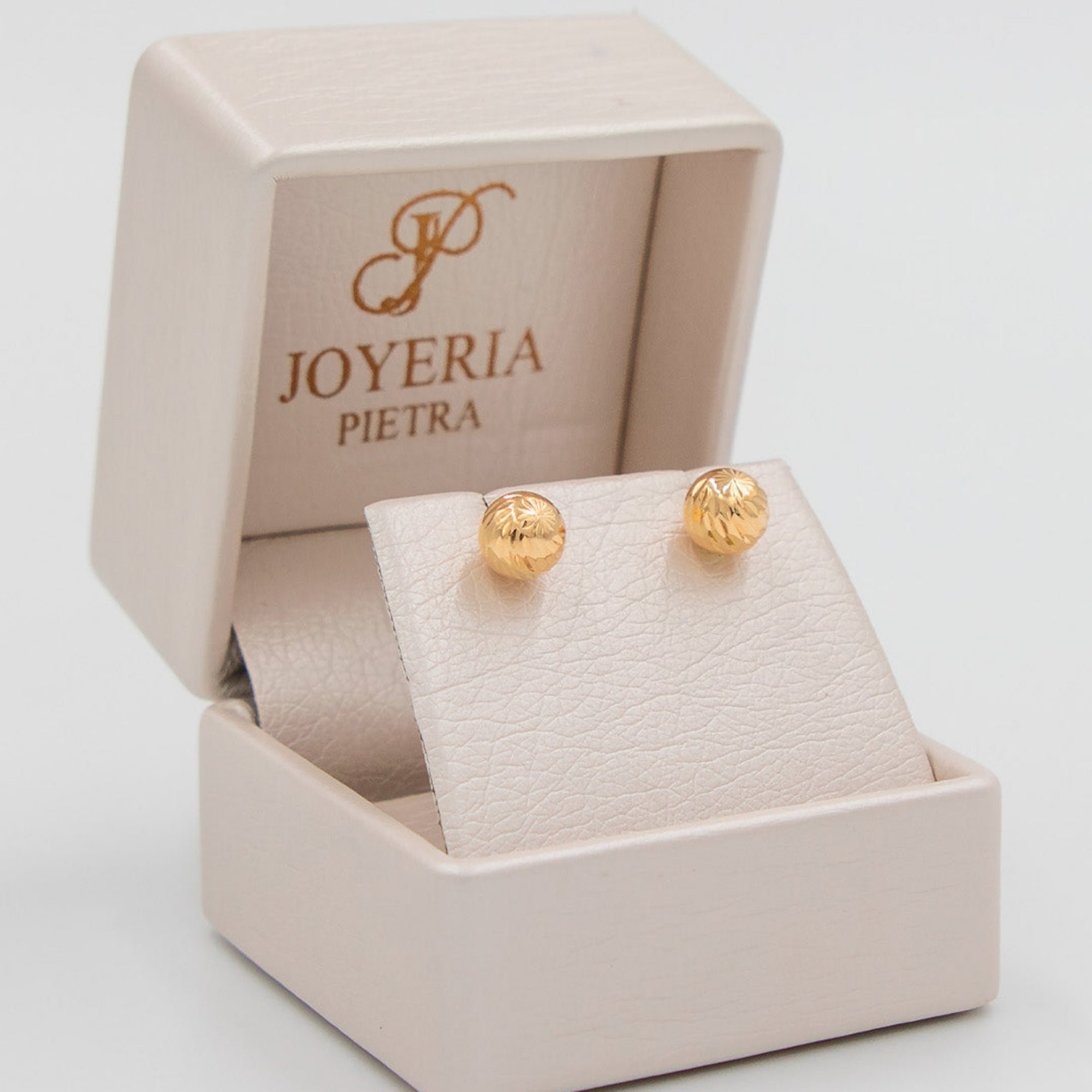 Topos Bola Diamantada 7mm - Oro Amarillo 18k - 0,8 g