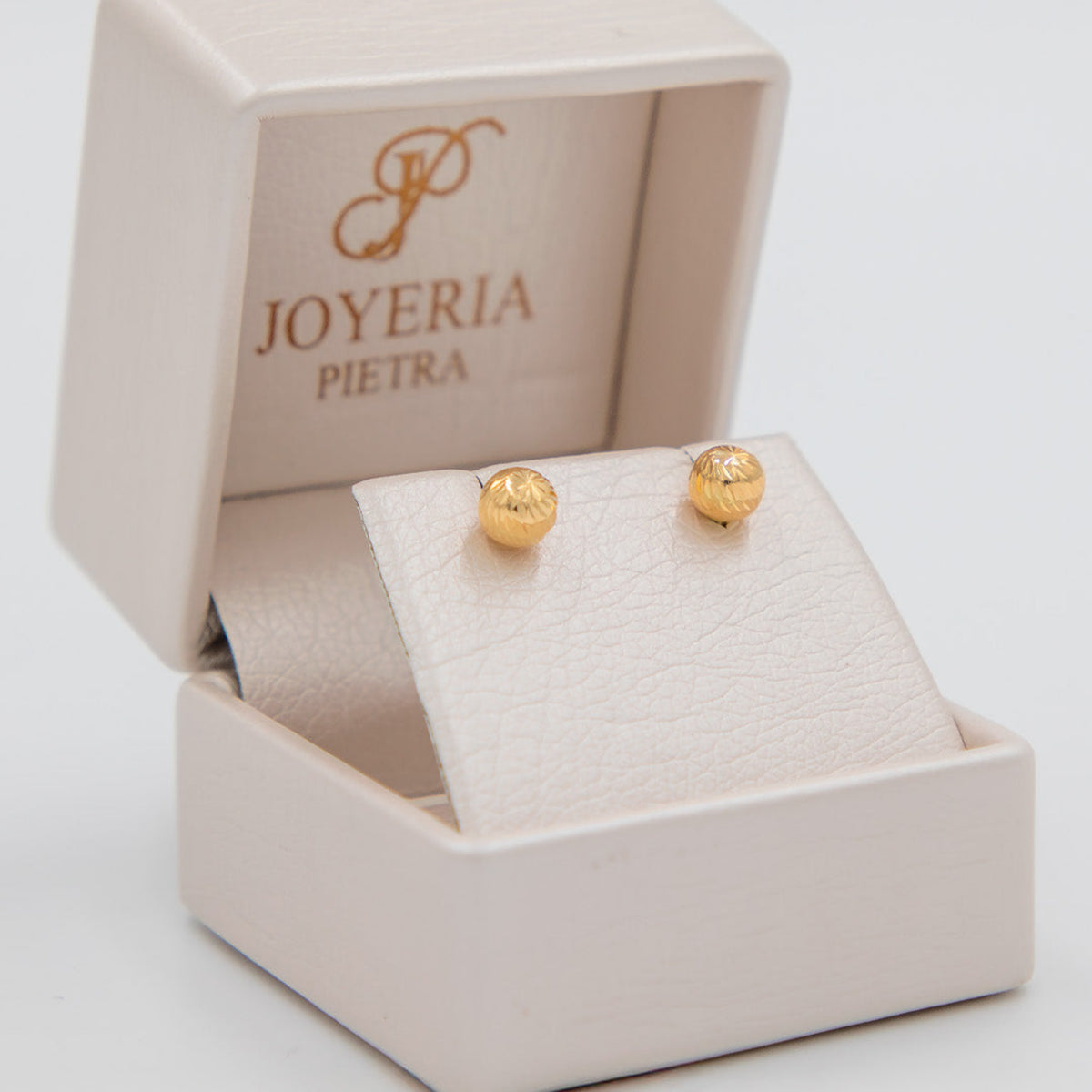 Topos Bola Diamantada 6mm - Oro Amarillo 18k - 0,7 g
