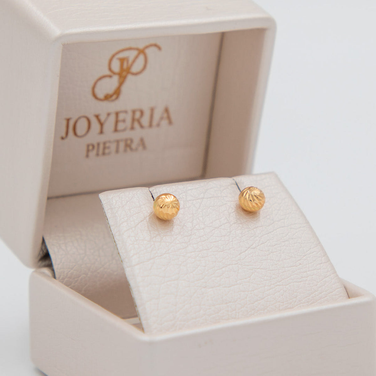Topos Bola Diamantada 5mm - Oro Amarillo 18k - 0,6 g