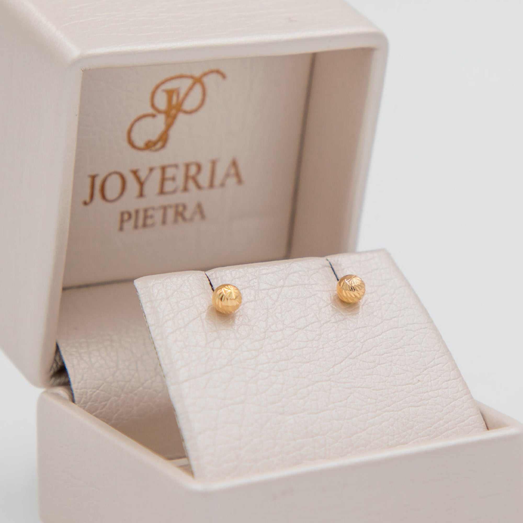 Topos Bola Diamantada 4mm - Oro Amarillo 18k - 0,55 g
