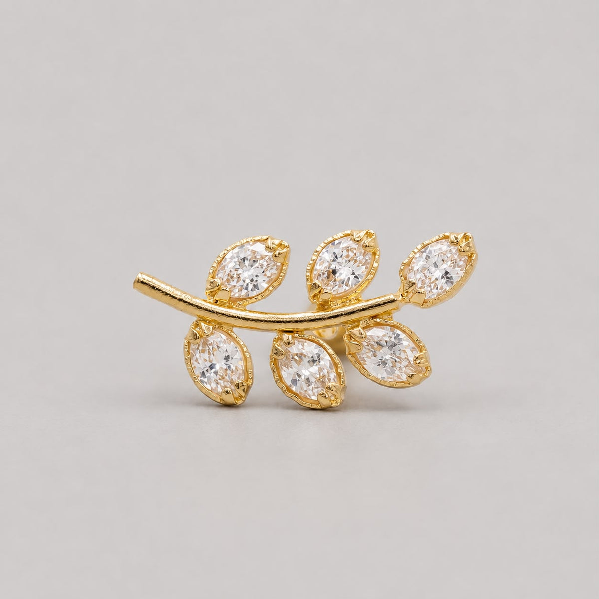 Piercing Espiga - Oro Amarillo 18k