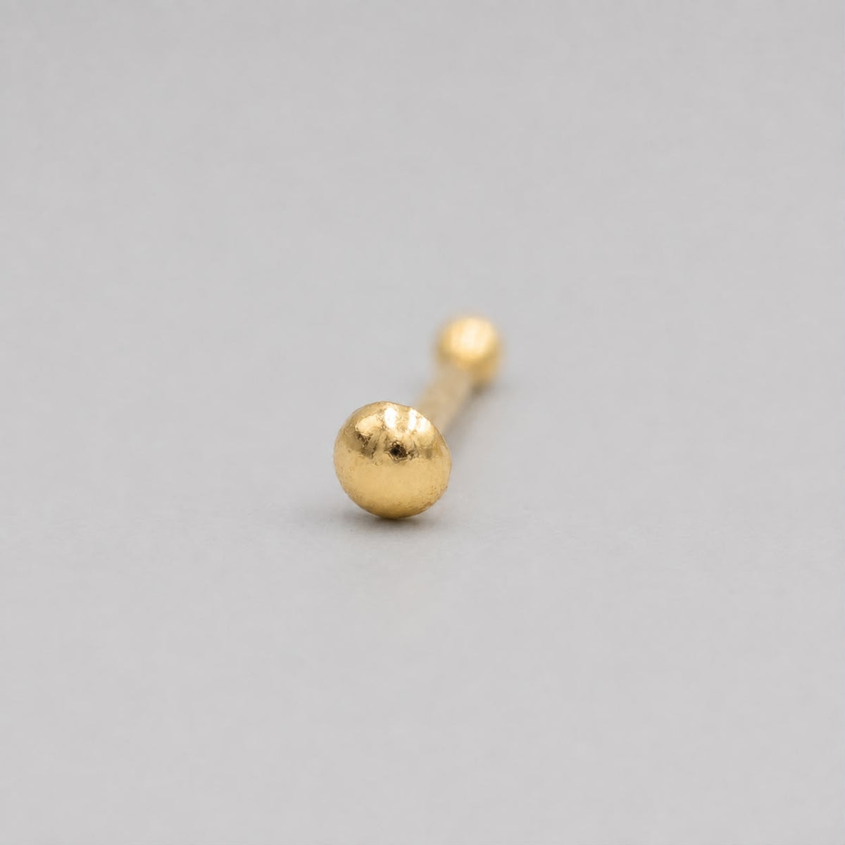Piercing Nariz Recto  - Oro Amarillo 18k