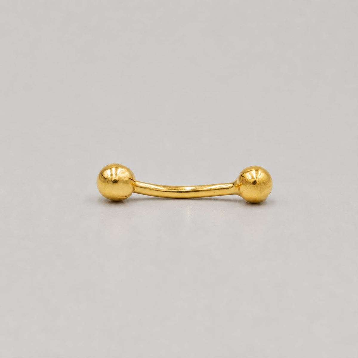 Piercing Ceja Balin - Oro Amarillo 18k