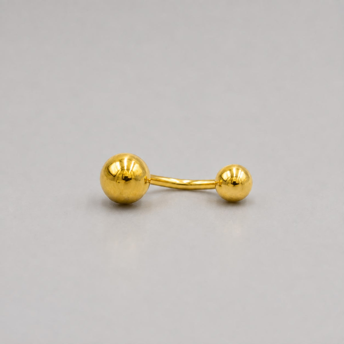 Piercing Ombligo Balin - Oro Amarillo 18k