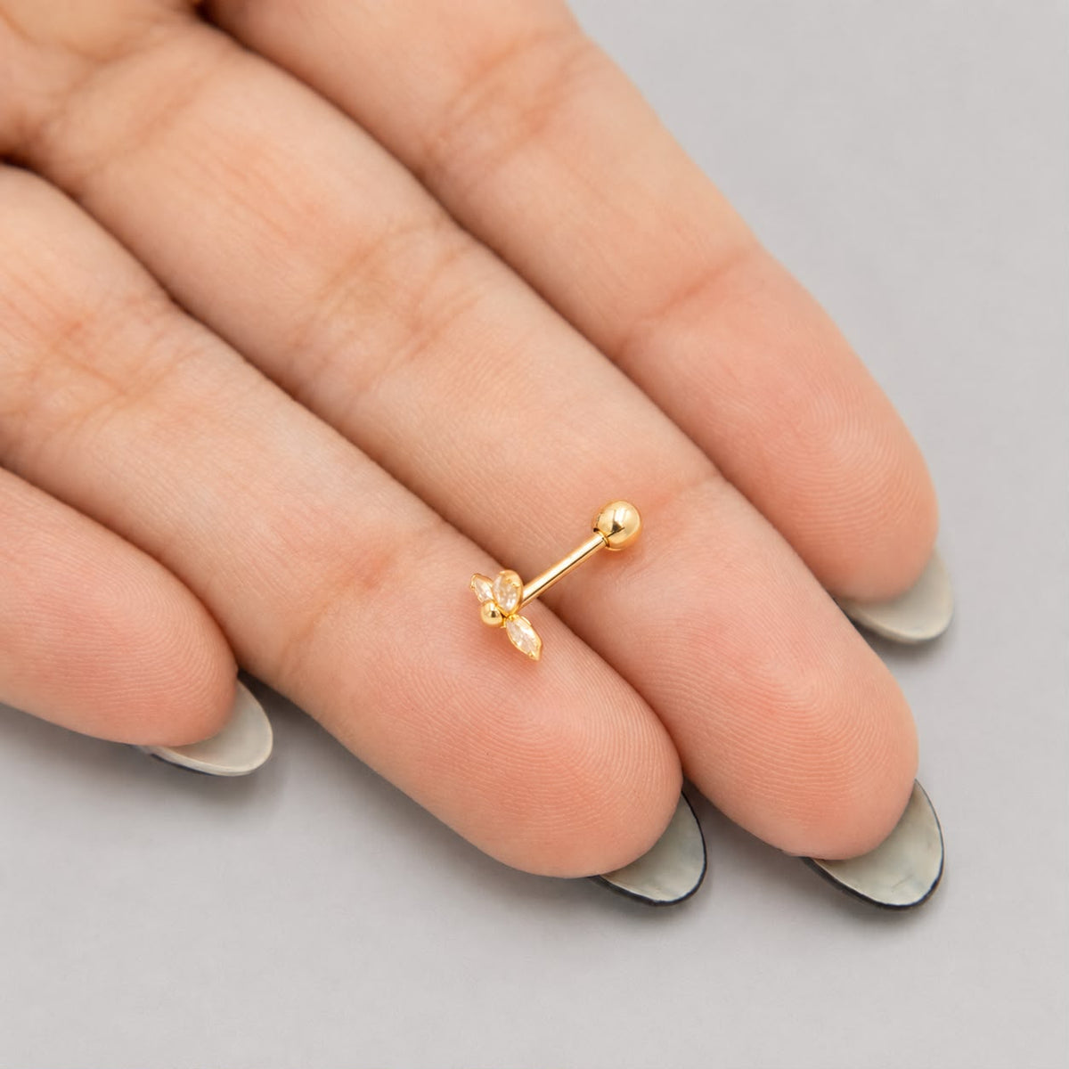 Piercing Trébol Marquiz - Oro Amarillo 18k